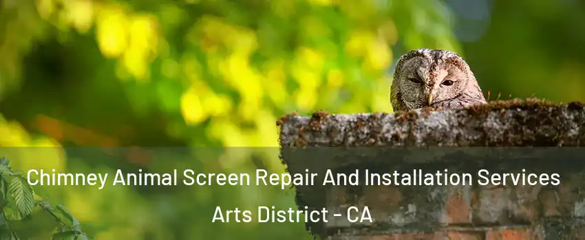 Chimney Animal Screen Repair And Installation Services Arts District - CA