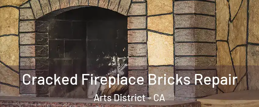 Cracked Fireplace Bricks Repair Arts District - CA
