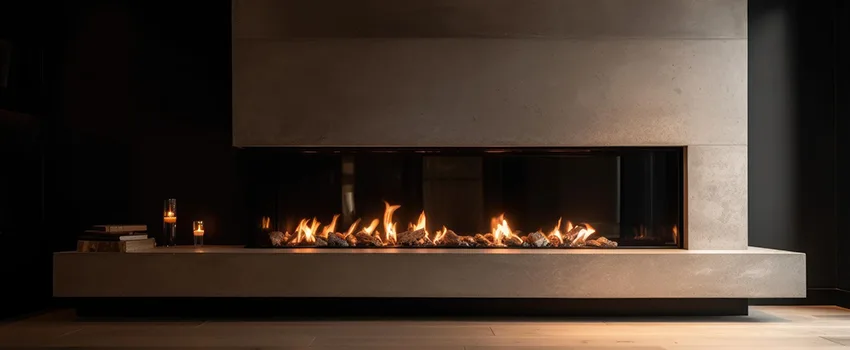 Gas Fireplace Ember Bed Design Services in East Bakersfield, California