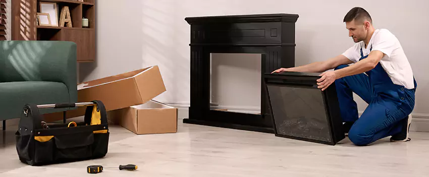 Old Rusted Metal Fireplace Repair And Replacement in East Bakersfield, CA