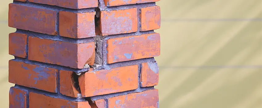 Repairing Cracked Porcelain Tiles for Fireplace in East Bakersfield, CA
