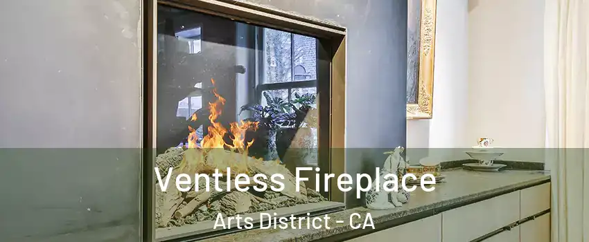 Ventless Fireplace Arts District - CA
